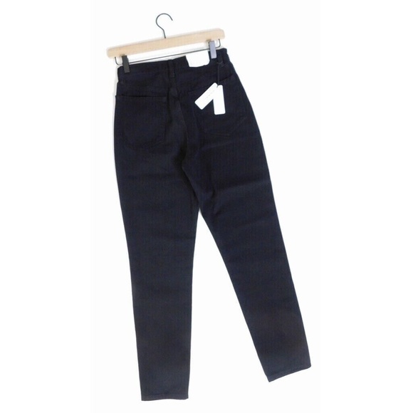 NWT!! WEWOREWHAT Danielle Black Crystal Button Straight Leg Jeans Cotton Size 26 - Picture 9 of 16